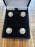 Four Piece Small Number Magnets Pearl